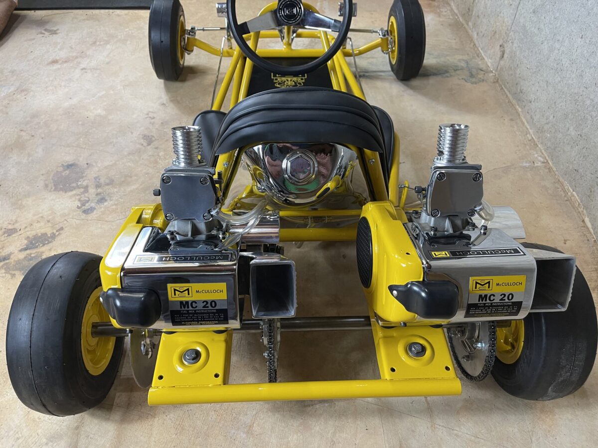 GoKart and McCulloch vintage karts karting Margay Emmick Invader